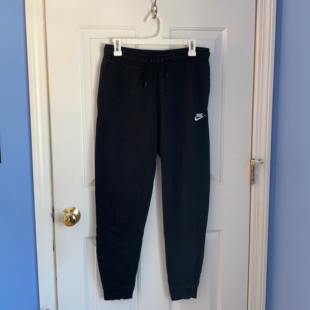 Nike black joggers - size S